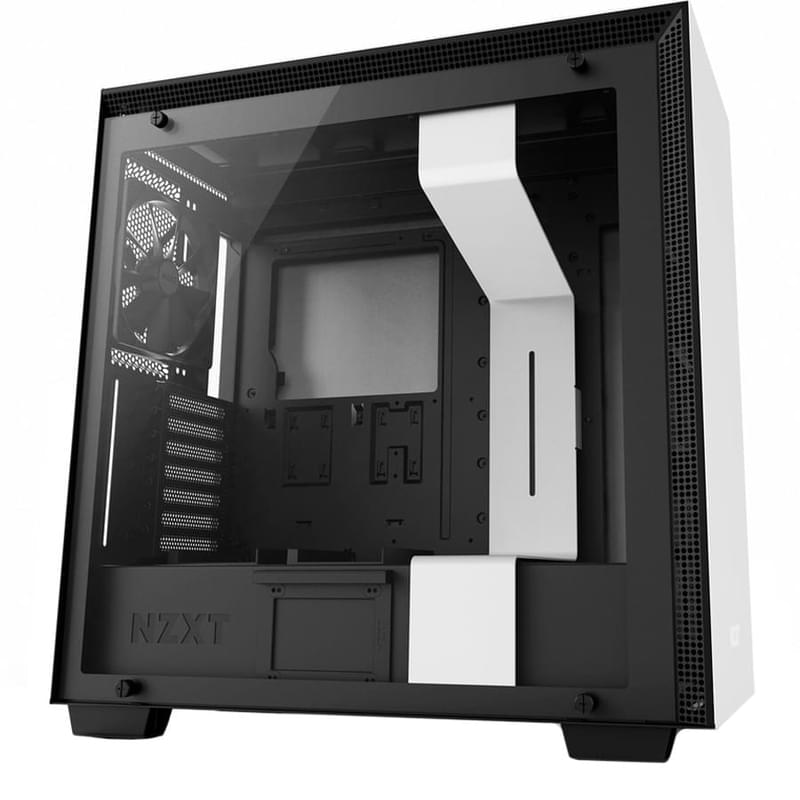 ПК корпус NZXT H700 MidiTower, window, White ATX (CA-H700B-W1) - фото #1, Technodom.kz