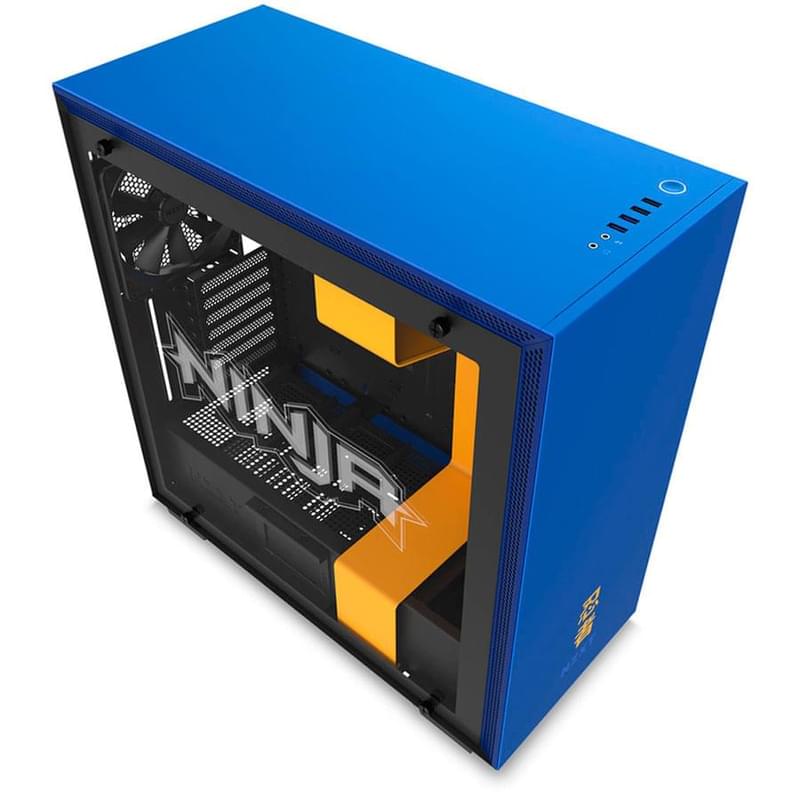 ПК корпус NZXT H700i Ninja MidiTower, window, Blue ATX (CA-H700W-NJ) - фото #4, Technodom.kz