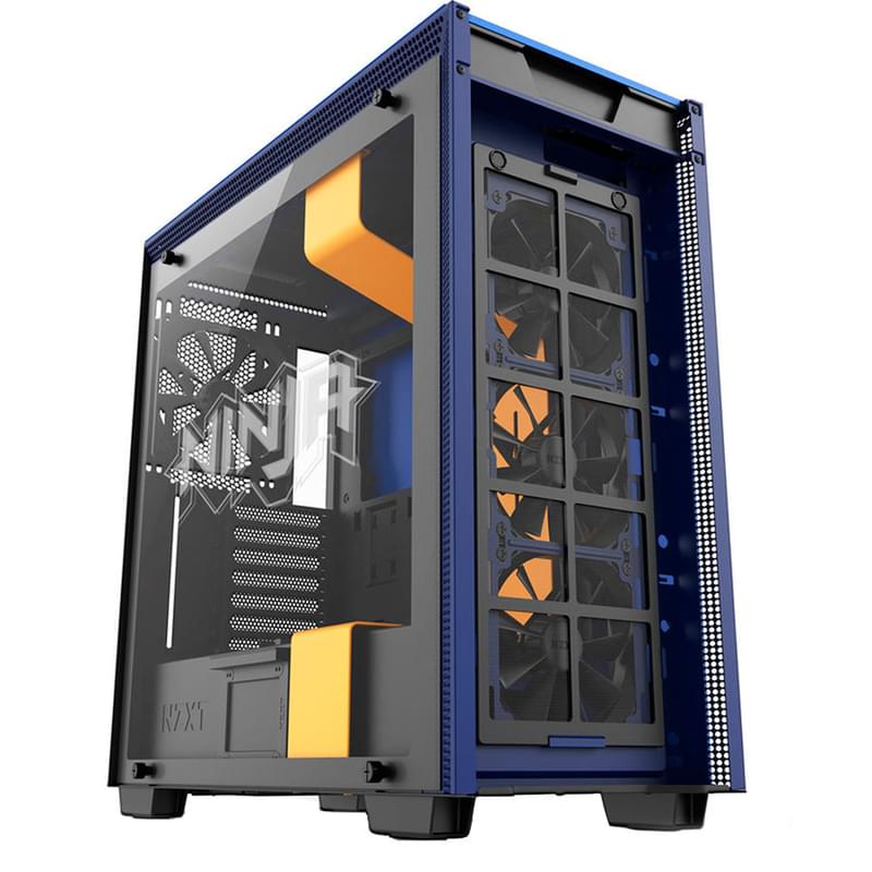 ПК корпус NZXT H700i Ninja MidiTower, window, Blue ATX (CA-H700W-NJ) - фото #7, Technodom.kz