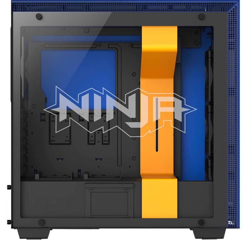 ПК корпус NZXT H700i Ninja MidiTower, window, Blue ATX (CA-H700W-NJ) - фото #8, Technodom.kz