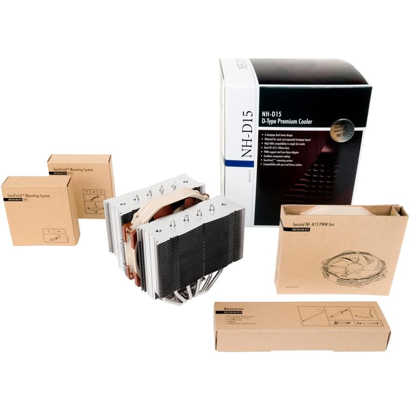 Кулер для CPU Noctua NH-D15 - фото #2, Technodom.kz