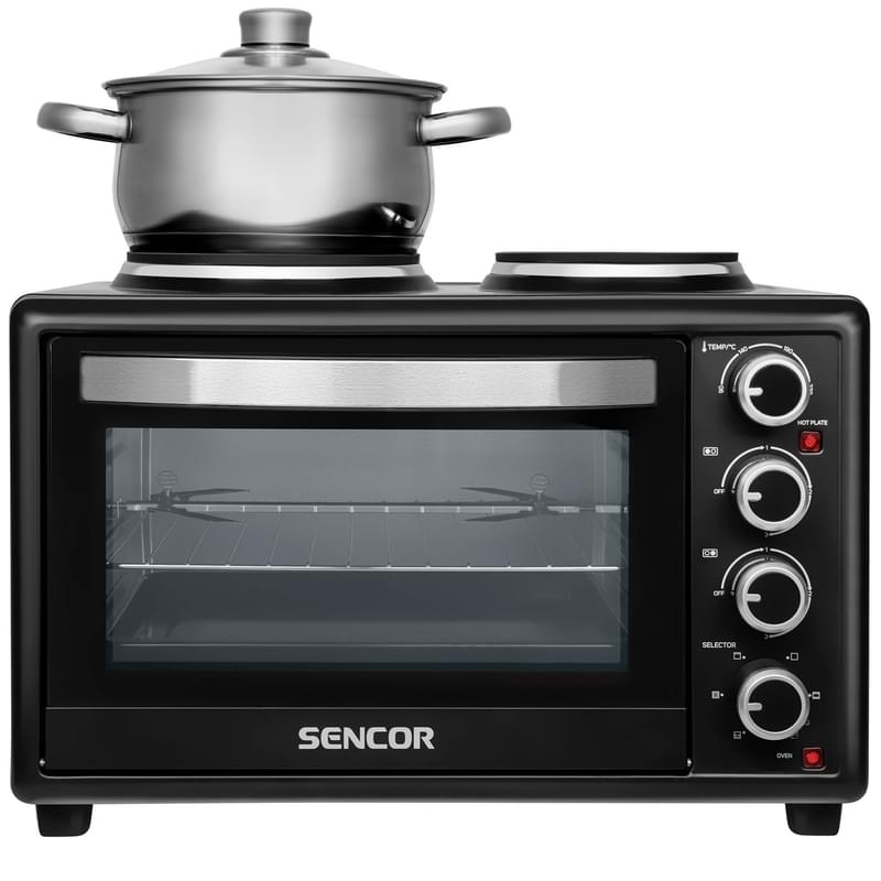 Электропечь Sencor SEO-2828BK (O) - фото #1, Technodom.kz