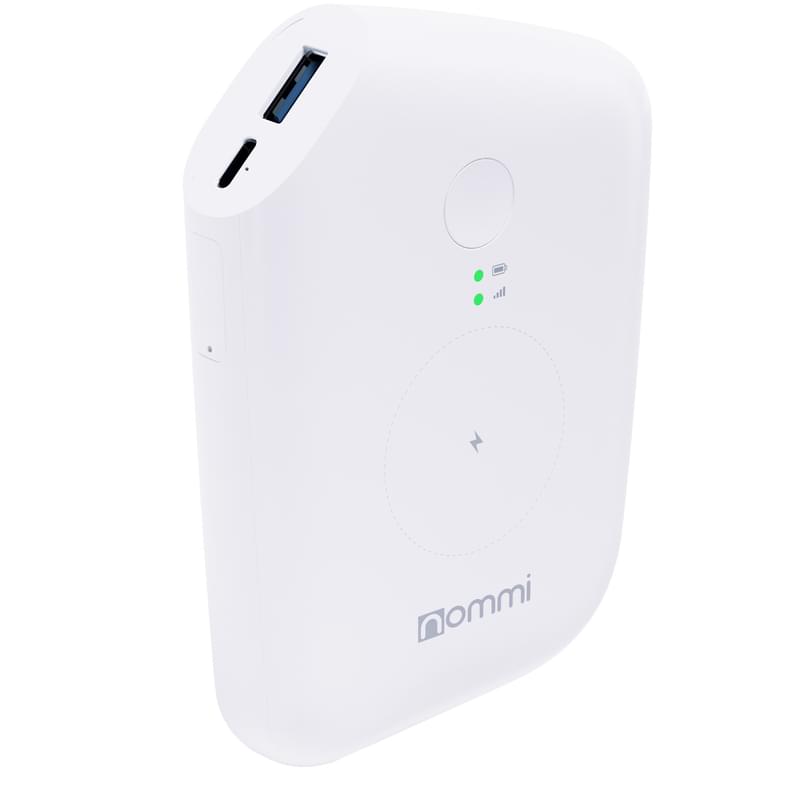 Портативный WiFi роутер Nommi Power White - фото #1, Technodom.kz
