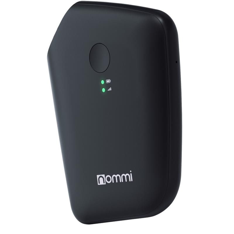 Портативный WiFi роутер Nommi Slim Black - фото #2, Technodom.kz