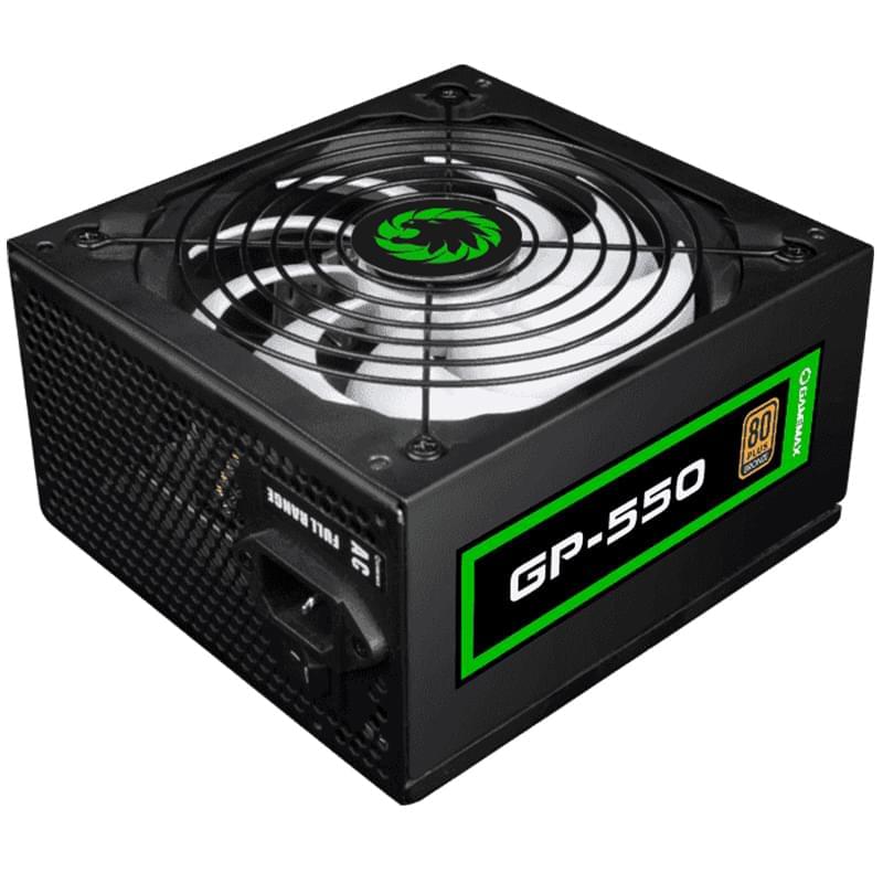 Блок питания 550W GameMax GP-550 ATX 24+4pin, 4+4pin (GP-550) - фото #0, Technodom.kz