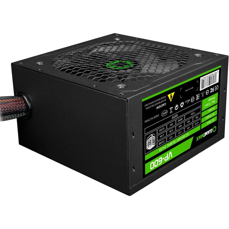 Блок питания 600W GameMax VP-600 ATX 20+4pin, 4+4pin (VP-600) - фото #1, Technodom.kz