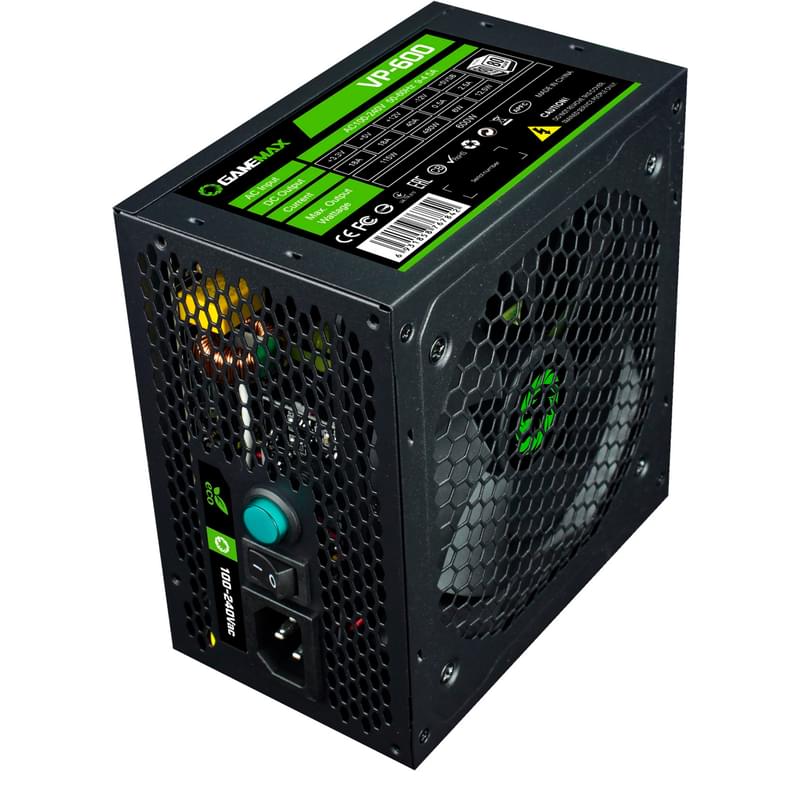 Блок питания 600W GameMax VP-600 ATX 20+4pin, 4+4pin (VP-600) - фото #2, Technodom.kz