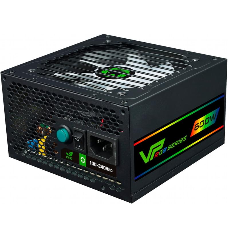Блок питания 600W GameMax VP-600-M-RGB ATX 20+4pin, 4+4pin (VP-600-M-RGB) - фото #1, Technodom.kz