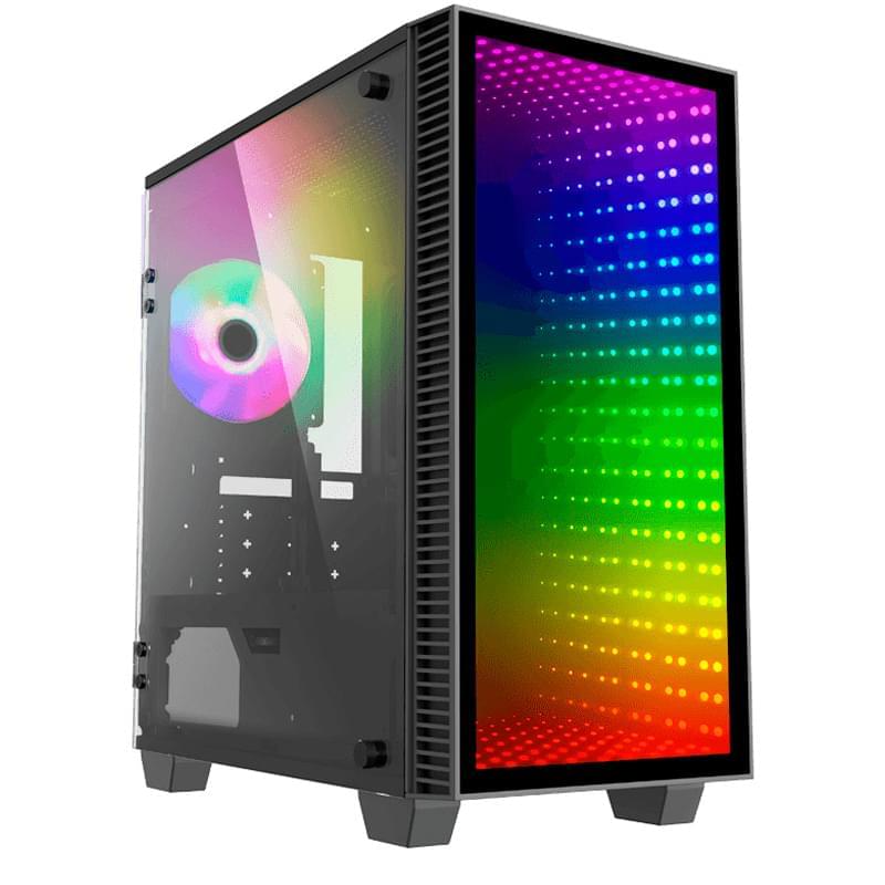 ПК корпус GameMax Mini Abyss H608 MiniTower, window, Black mATX (Mini Abyss H608) - фото #0, Technodom.kz