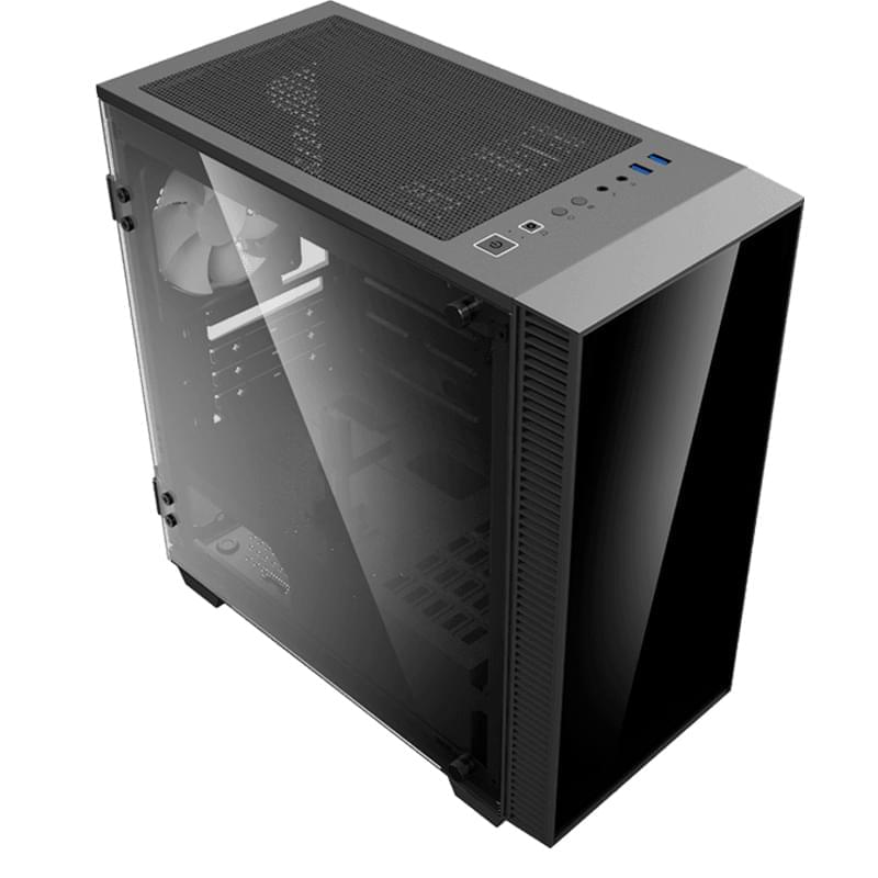 ПК корпус GameMax Mini Abyss H608 MiniTower, window, Black mATX (Mini Abyss H608) - фото #1, Technodom.kz