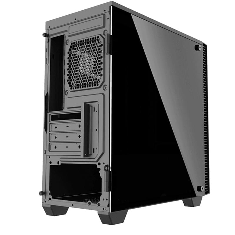 ПК корпус GameMax Mini Abyss H608 MiniTower, window, Black mATX (Mini Abyss H608) - фото #4, Technodom.kz