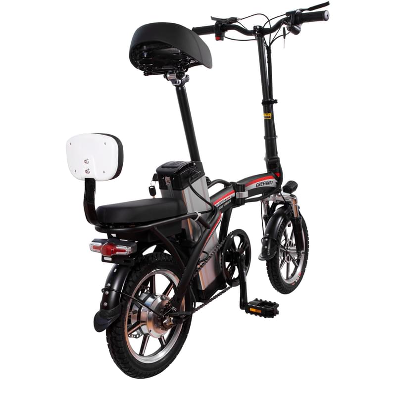 Электровелосипед Greenway 350W, 48V/12AH, 14" Black (14FD095) - фото #3, Technodom.kz