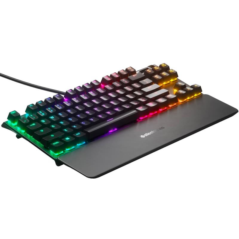 Клавиатура игровая проводная USB SteelSeries Apex 7 TKL RGB, QX2 Blue - фото #4, Technodom.kz