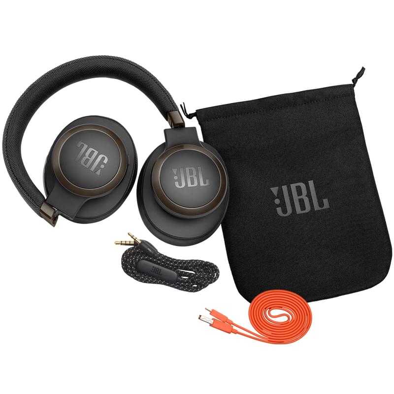 Наушники Накладные JBL Bluetooth Live 650BTNC, Black (JBLLIVE650BTNCBLK) - фото #7, Technodom.kz