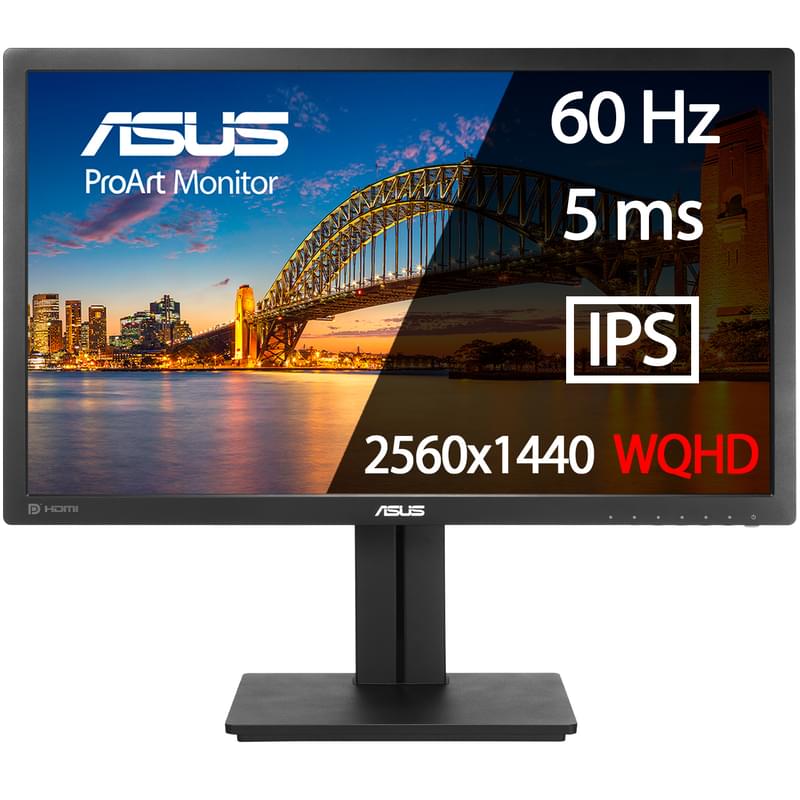 Монитор Профессиональный 27" Asus PB278QR 2560x1440 16:9 IPS 60Гц (HDMI+DP+DVI+VGA) Black - фото #0, Technodom.kz