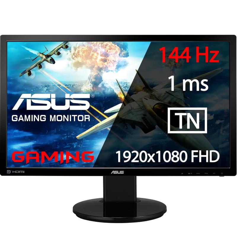 Монитор Игровой 24" Asus VG248QZ 1920x1080 16:9 TN 144Гц (HDMI+DP+DVI) Black - фото #0, Technodom.kz