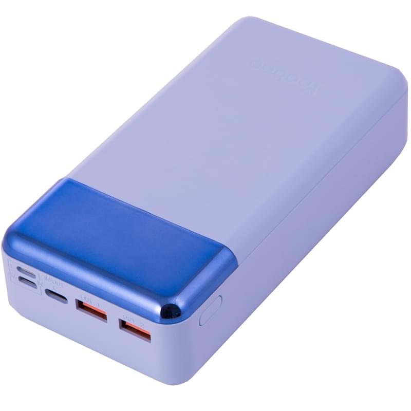 Внешний аккумулятор Yoobao, 30000Mah, 30W-PD, Power Delivery 30W, Blue (YB-30W-PD/BL) - фото #5, Technodom.kz