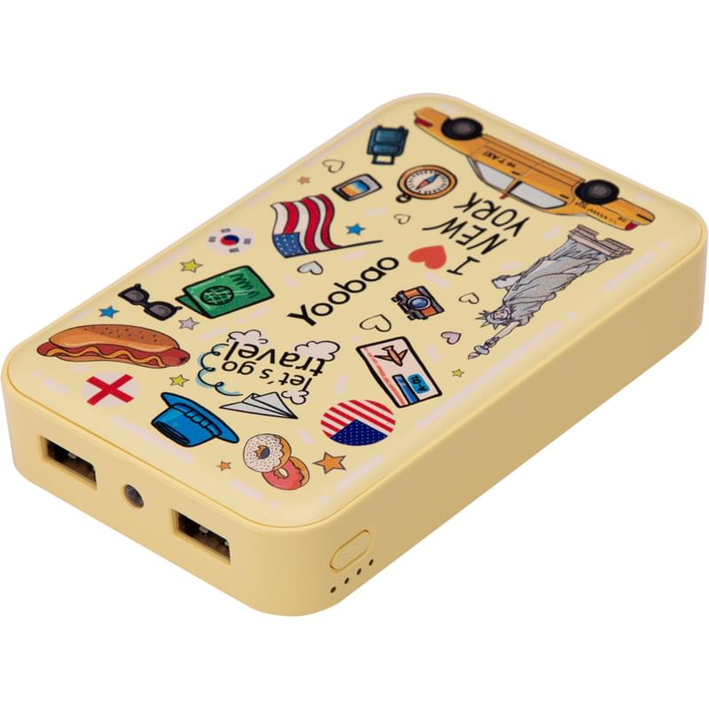 Внешний аккумулятор Yoobao, 10000Mah, M5-C, Yellow (YB-M5-C/YW) - фото #2, Technodom.kz