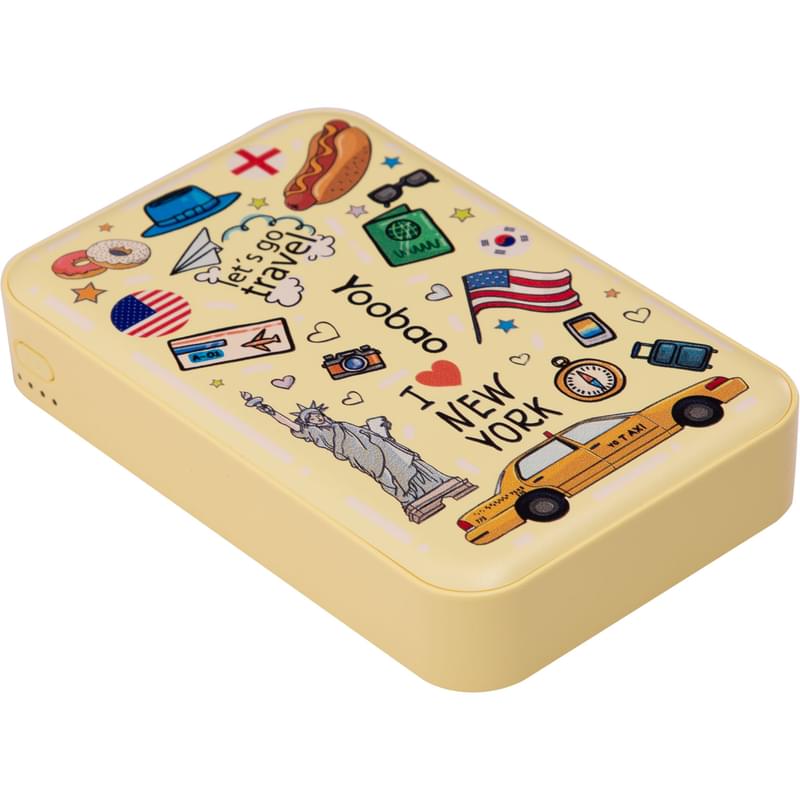 Внешний аккумулятор Yoobao, 10000Mah, M5-C, Yellow (YB-M5-C/YW) - фото #3, Technodom.kz