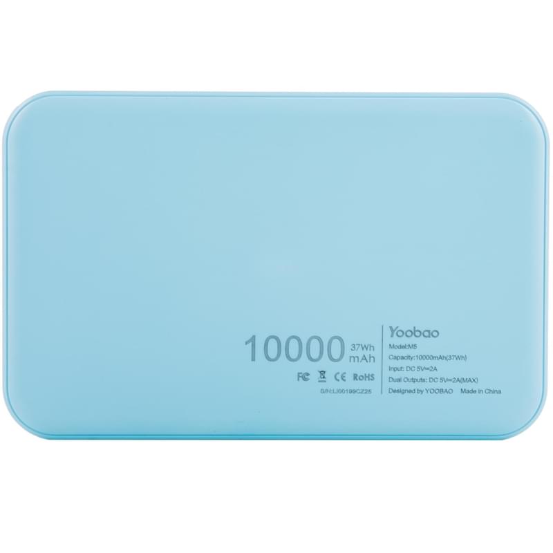 Внешний аккумулятор Yoobao, 10000Mah, M5-C, Blue (YB-M5-C/BL) - фото #2, Technodom.kz