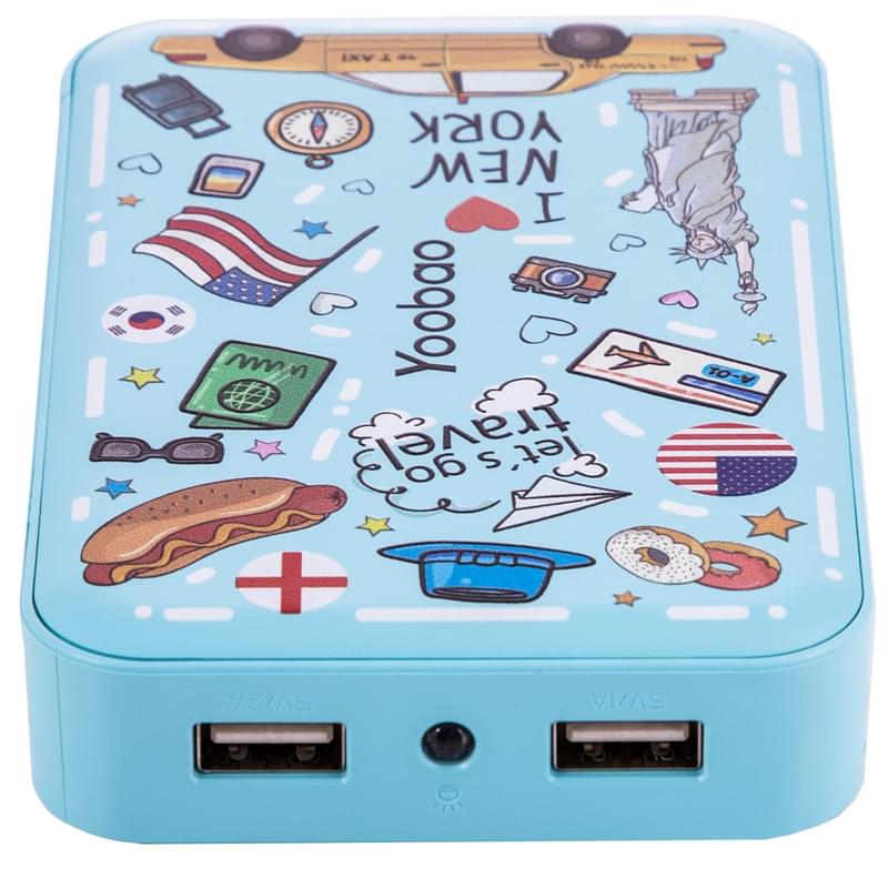 Внешний аккумулятор Yoobao, 10000Mah, M5-C, Blue (YB-M5-C/BL) - фото #7, Technodom.kz