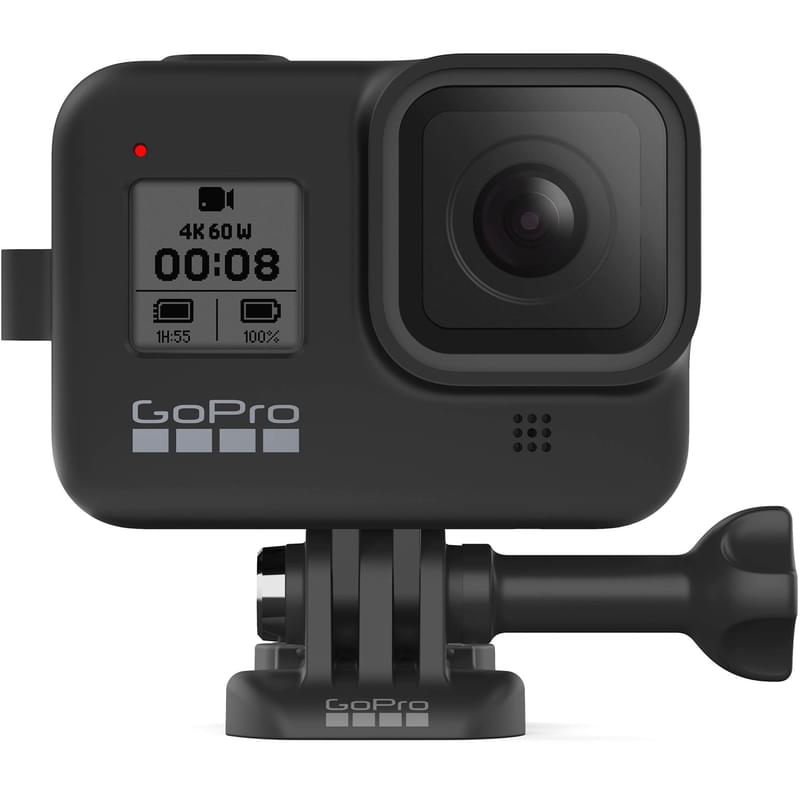 Силиконовый чехол с ремешком для GoPro Hero 8, черный (AJSST-001) - фото #5, Technodom.kz