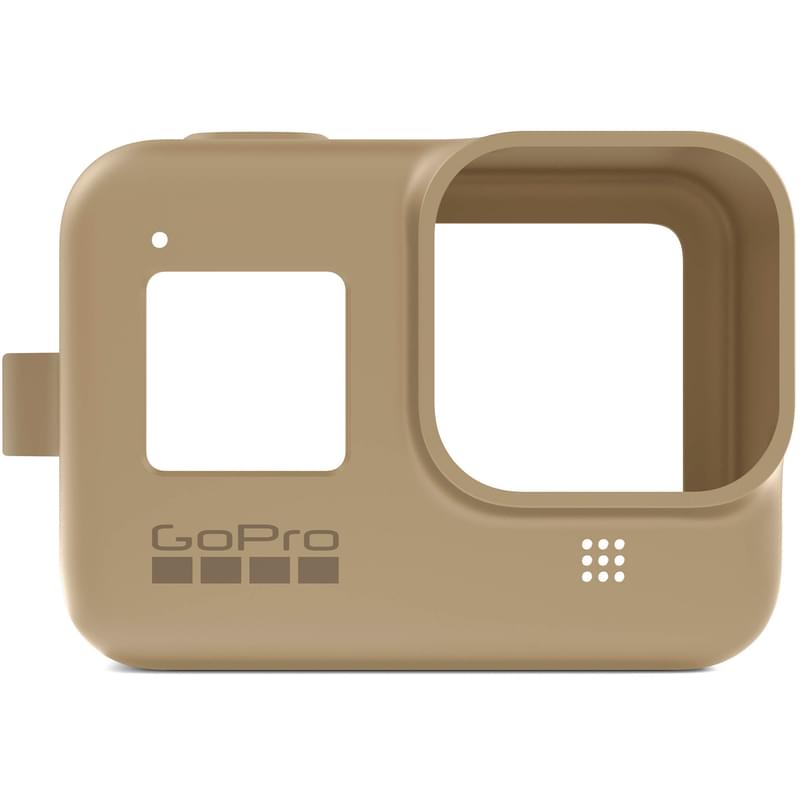 Силиконовый чехол с ремешком для GoPro Hero 8, песочный (AJSST-006) - фото #3, Technodom.kz