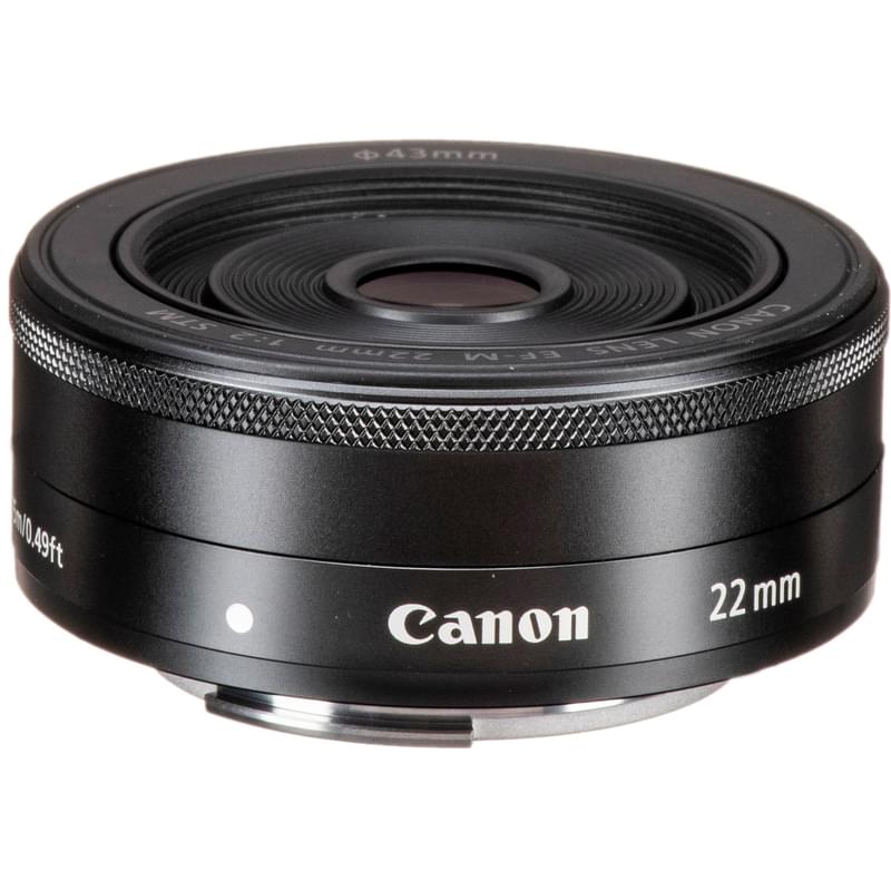 Объектив Canon EF-M 22 mm F2 STM - фото #0, Technodom.kz