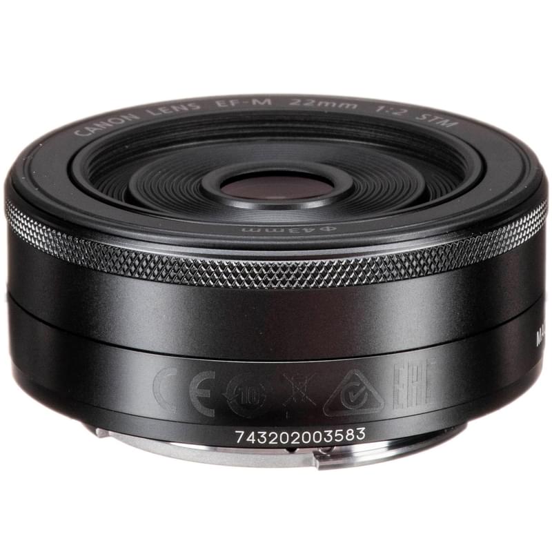 Объектив Canon EF-M 22 mm F2 STM - фото #2, Technodom.kz