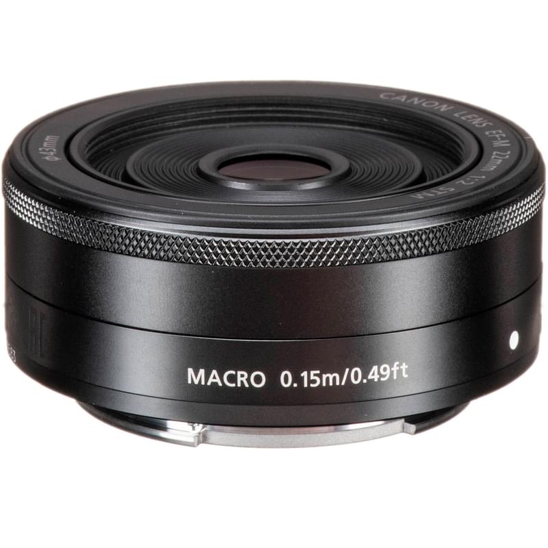 Объектив Canon EF-M 22 mm F2 STM - фото #3, Technodom.kz