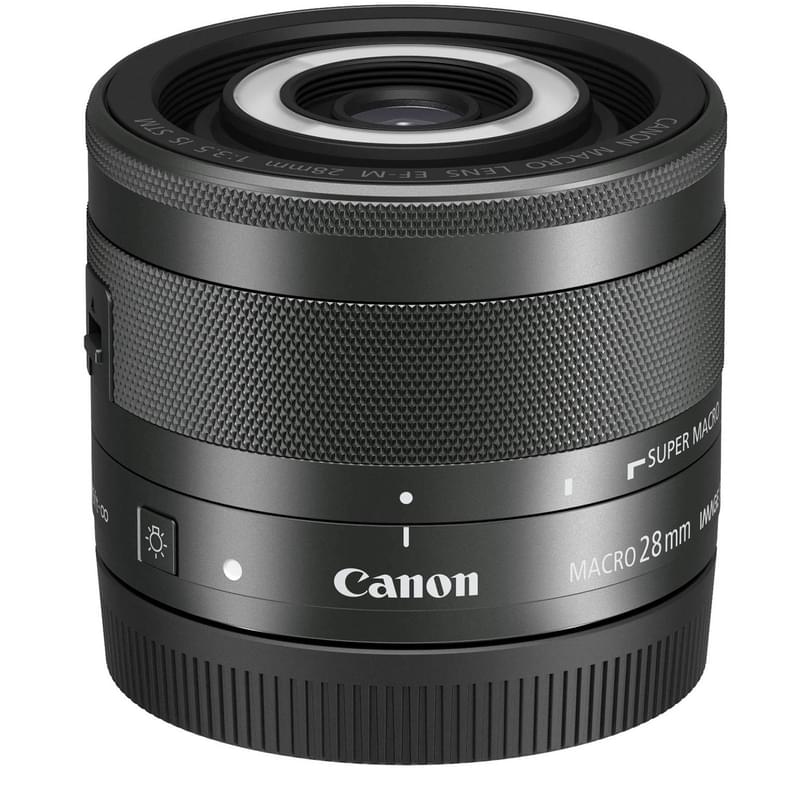 Объектив Canon EF-M 28 mm F3.5 Macro IS STM - фото #0, Technodom.kz