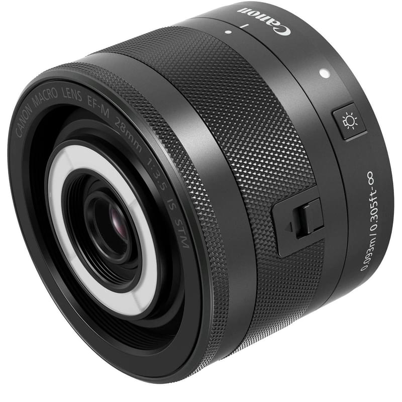 Объектив Canon EF-M 28 mm F3.5 Macro IS STM - фото #11, Technodom.kz