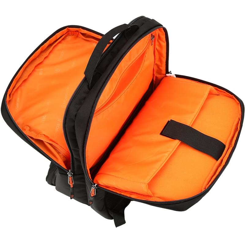 Рюкзак для ноутбука 15.6" Technodom, TD-003, Black/Orange (TD-003B) - фото #6, Technodom.kz
