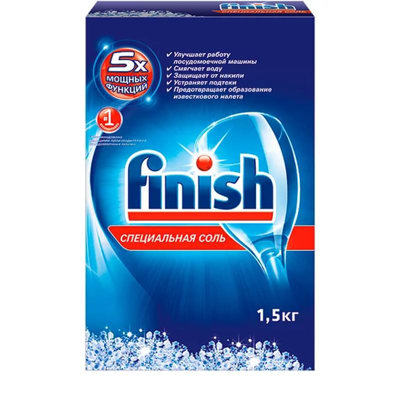 Соль для посудомоечных машин Finish 1,5 кг 000052-077TB - фото #0, Technodom.kz