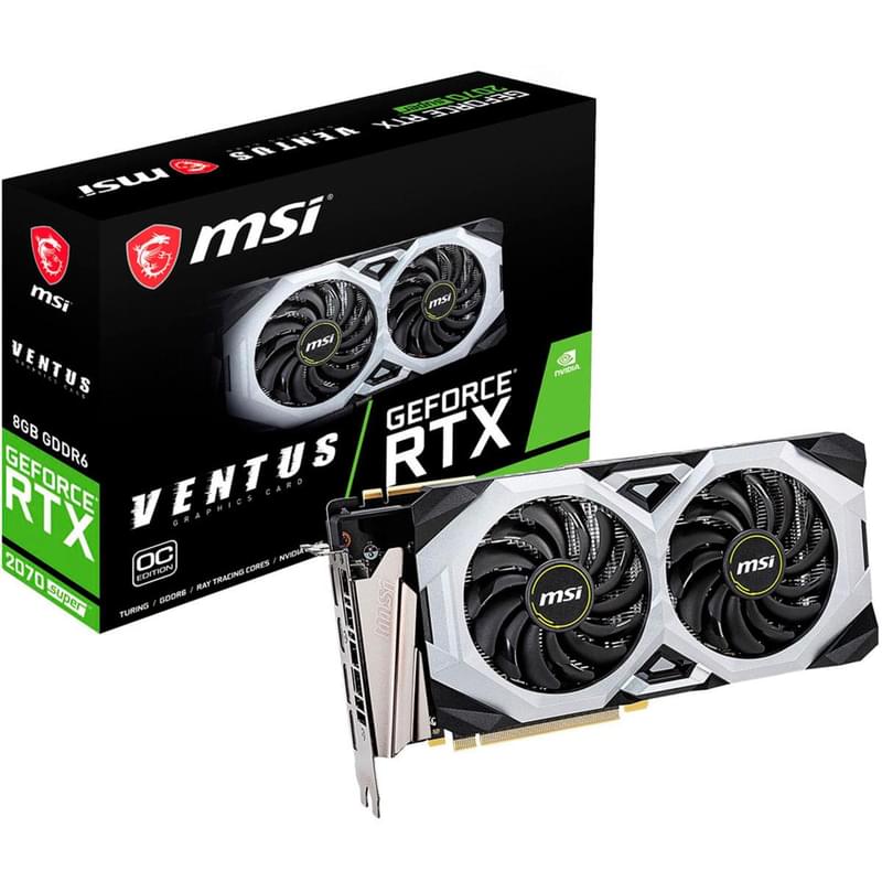 Видеокарта MSI RTX 2070 SUPER VENTUS OC 8GB 256bit/G6 (HDMI+3DP) (RTX 2070 SUPER VENTUS OC) - фото #6, Technodom.kz