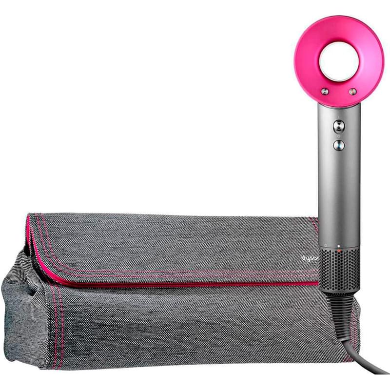 Фен Dyson HD01 Supersonic (фуксия) с мягкой сумкой - фото #2, Technodom.kz