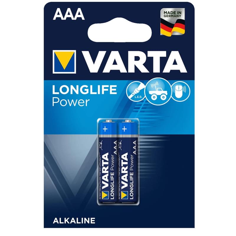Батарейка AAA 2шт Varta High Energy Micro (0003-4903-121-412) - фото #0, Technodom.kz