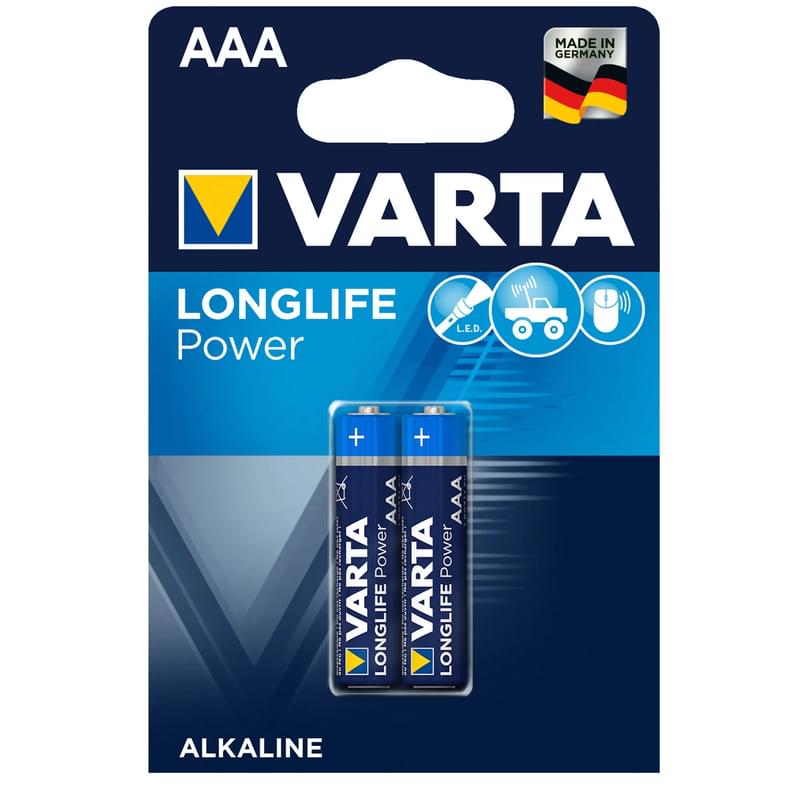 Varta High Energy Micro ААА (0003-4903-121-412) Батареясы 2 дн - фото #0, Technodom.kz