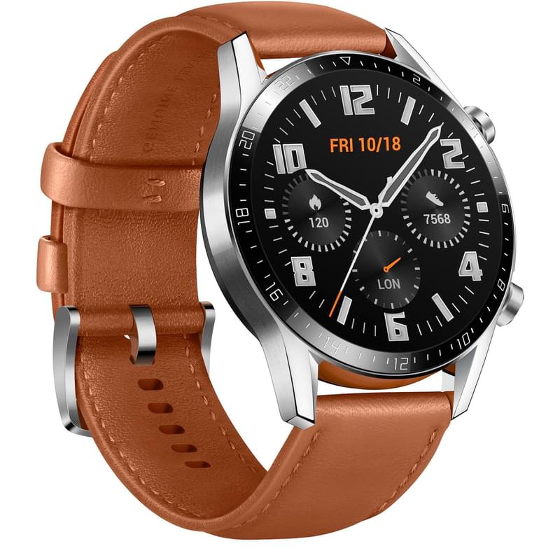 Huawei Watch GT 2 Classic Смарт сағаты Pebble Brown (55024334) - фото #2, Technodom.kz