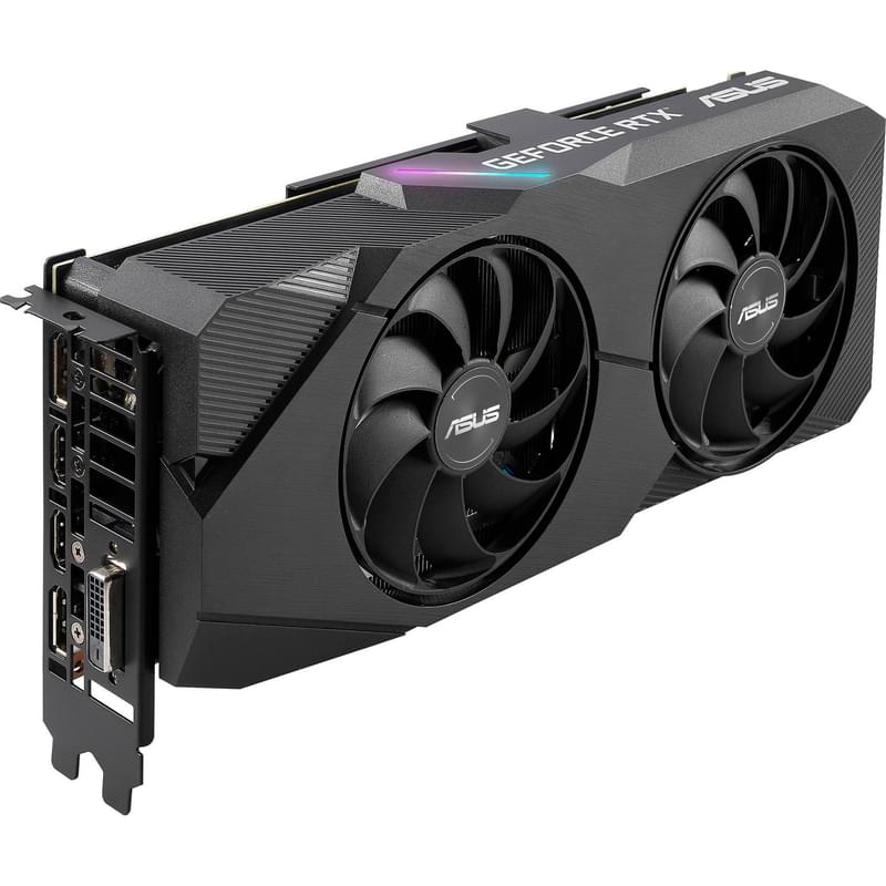 Видеокарта ASUS DUAL RTX 2060 SUPER 8GB EVO 256bit/G6 (HDMI+2DP+DVI) (DUAL-RTX2060S-8G-EVO) - фото #1, Technodom.kz