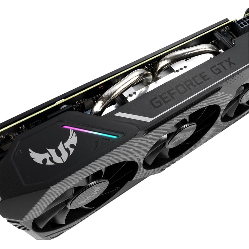 Видеокарта ASUS TUF GAMING GTX 1660 SUPER OC 6GB 192bit/G6 (HDMI+DP+DVI) (TUF 3-GTX1660S-O6G-GAMING) - фото #1, Technodom.kz