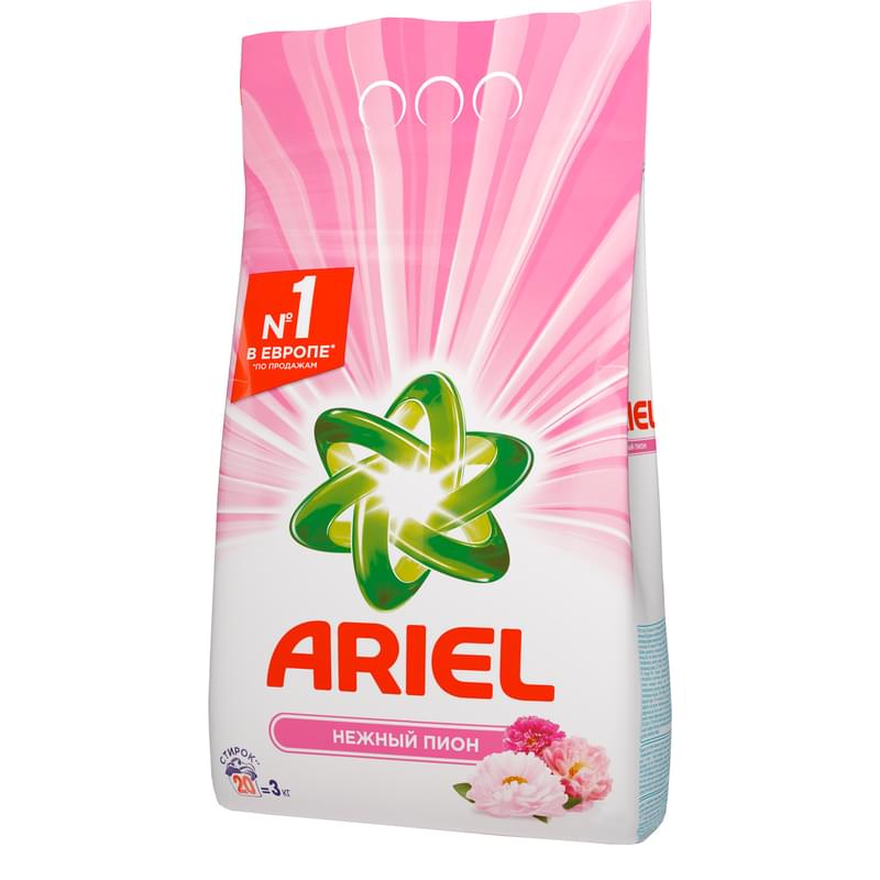 Стиральный порошок P&G ARIEL Нежный пион 3кг - фото #1, Technodom.kz Стиральный порошок P&G ARIEL Нежный пион 3кг - фото #1, Technodom.kz