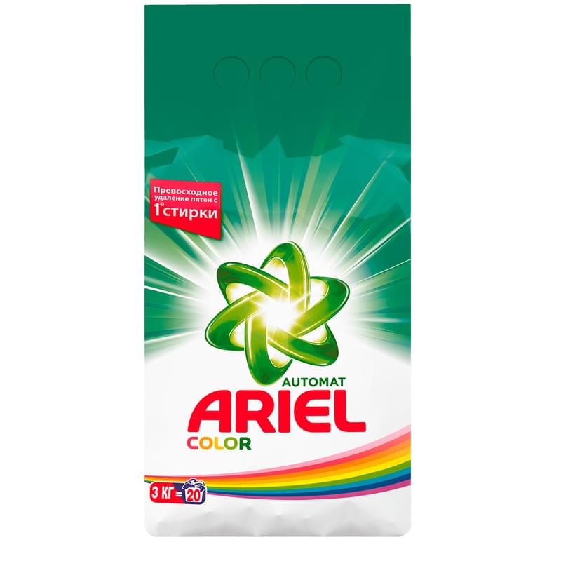 Стиральный порошок P&G ARIEL Color 3кг - фото #0, Technodom.kz