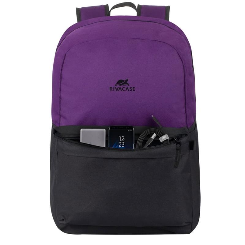 Рюкзак для ноутбука 15.6" Rivacase Mestalla, Violet/Black, полиэстер (5560) - фото #0, Technodom.kz