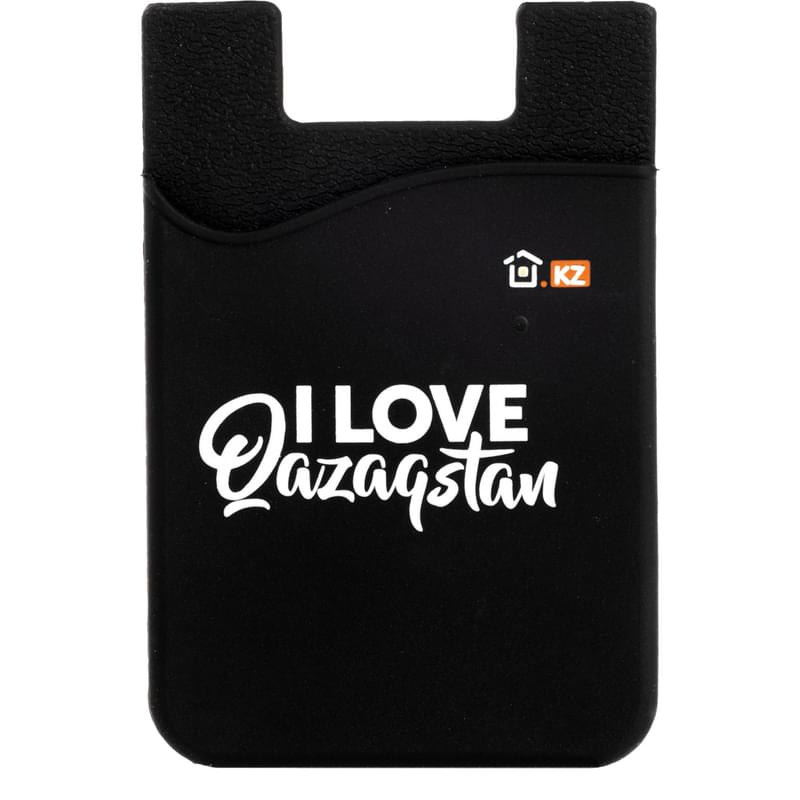 Силиконовый карман Technodom "I Love QZ 3", Black (Backpockets_TD4) - фото #0, Technodom.kz Силиконовый карман Technodom "I Love QZ 3", Black (Backpockets_TD4) - фото #0, Technodom.kz