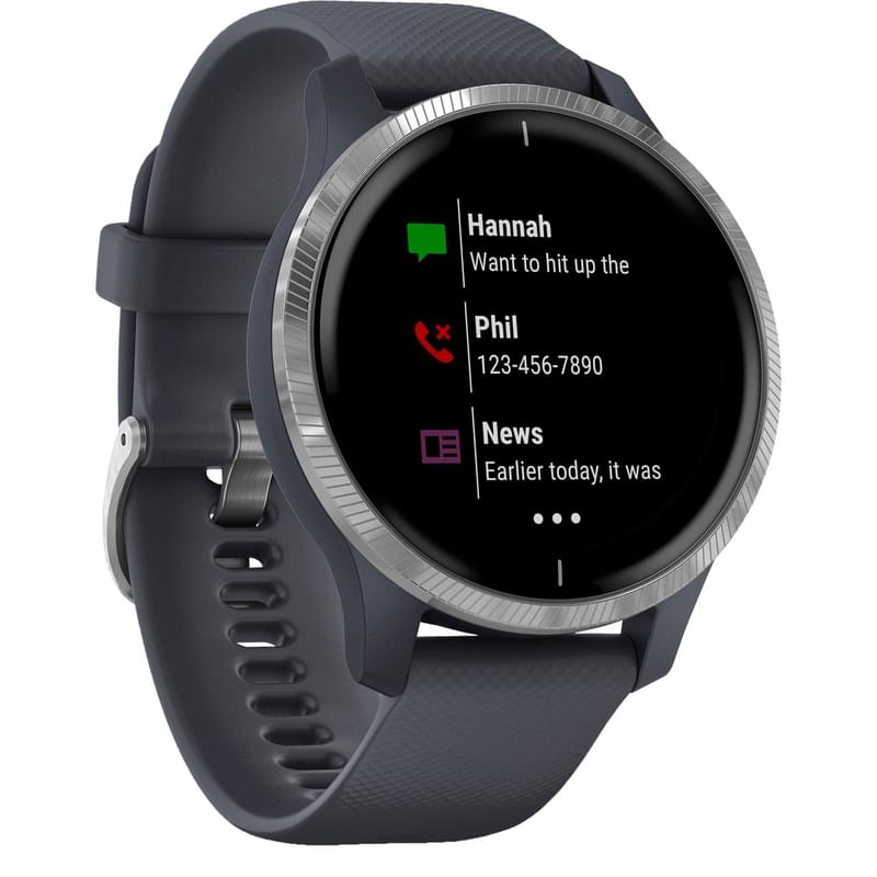 Смарт-часы Garmin Smart Watch Venu Blue Granite/Silver - фото #2, Technodom.kz