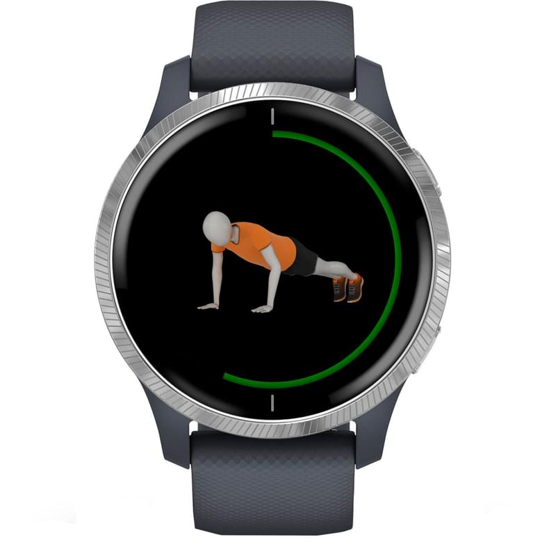Смарт-часы Garmin Smart Watch Venu Blue Granite/Silver - фото #6, Technodom.kz