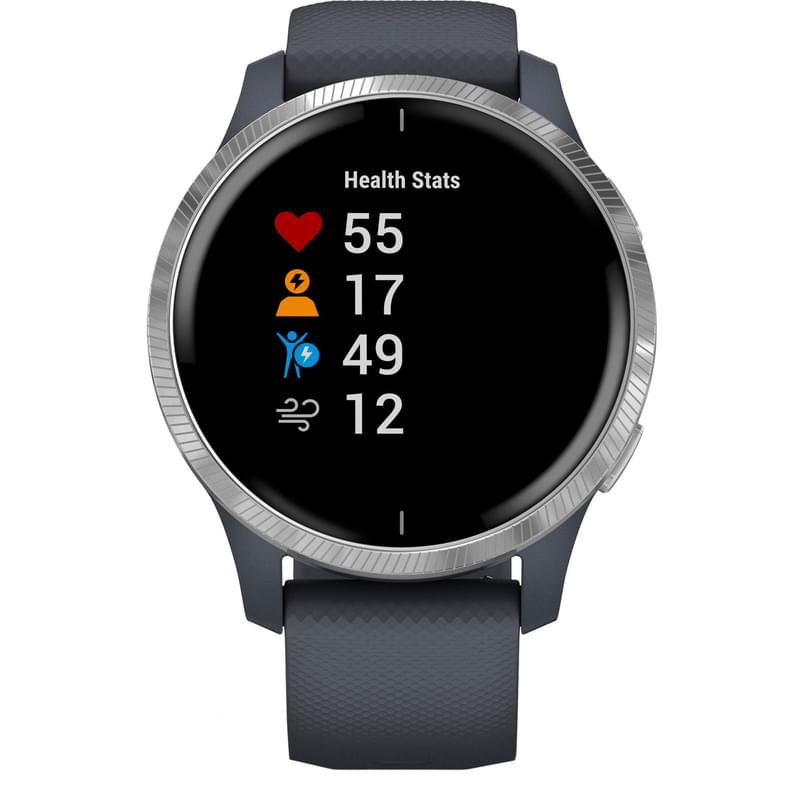 Смарт-часы Garmin Smart Watch Venu Blue Granite/Silver - фото #7, Technodom.kz
