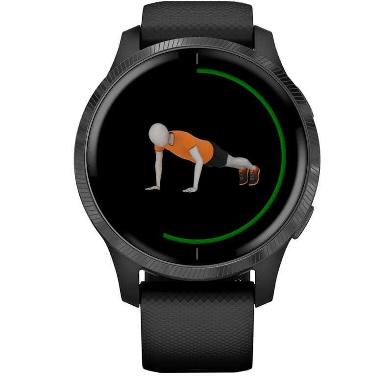 Смарт-часы Garmin Smart Watch Venu Black/Slate - фото #4, Technodom.kz