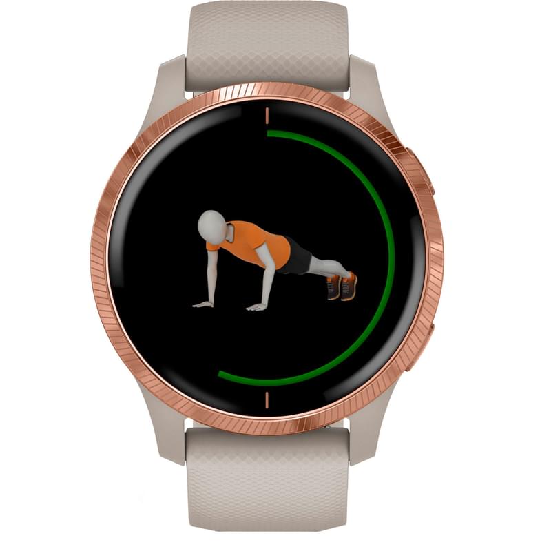 Смарт-часы Garmin Smart Watch Venu Light Sand/Rose Gold - фото #7, Technodom.kz